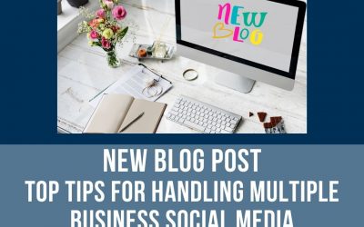 Top tips for handling multiple business social media accounts.